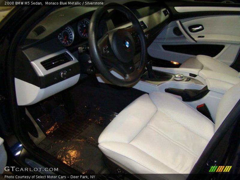 Monaco Blue Metallic / Silverstone 2008 BMW M5 Sedan