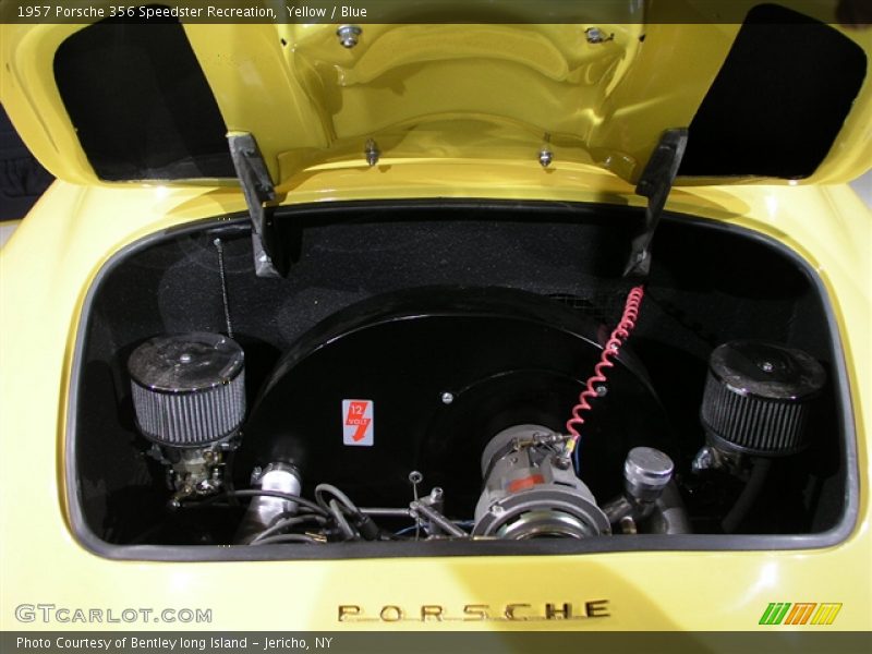 Yellow / Blue 1957 Porsche 356 Speedster Recreation