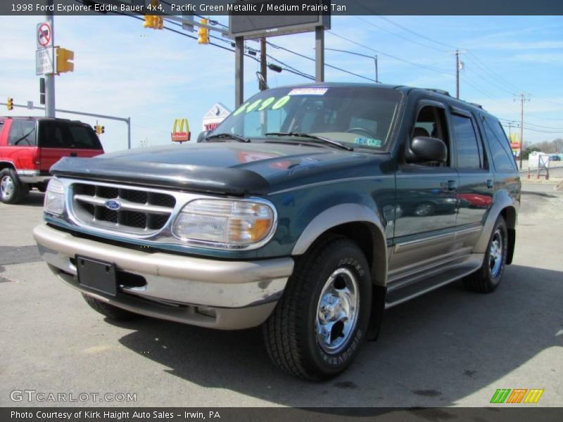 Pacific Green Metallic / Medium Prairie Tan 1998 Ford Explorer Eddie Bauer 4x4