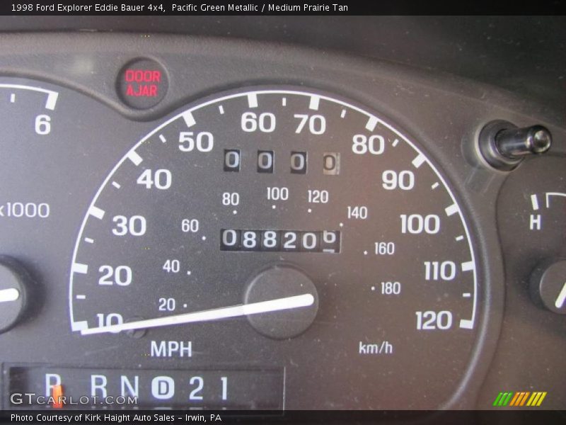 Pacific Green Metallic / Medium Prairie Tan 1998 Ford Explorer Eddie Bauer 4x4