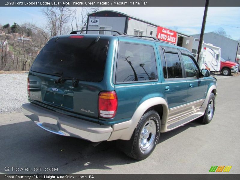 Pacific Green Metallic / Medium Prairie Tan 1998 Ford Explorer Eddie Bauer 4x4