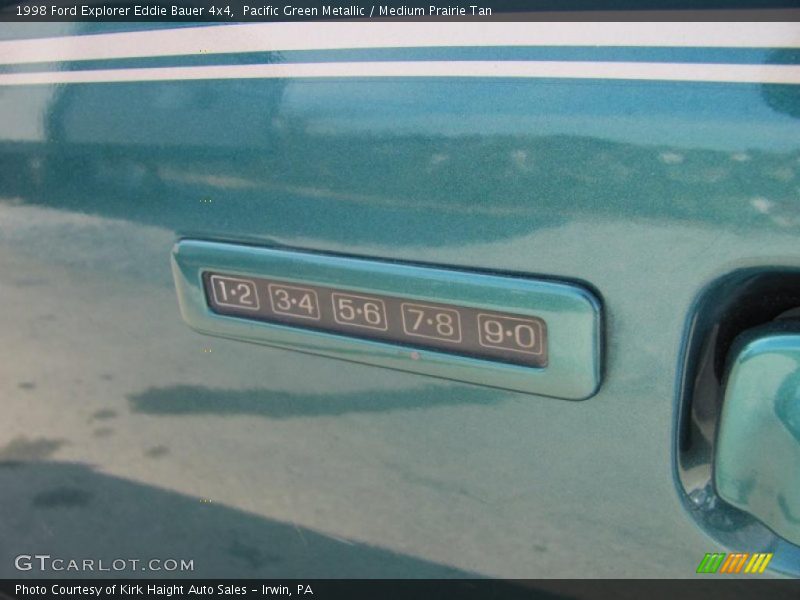 Pacific Green Metallic / Medium Prairie Tan 1998 Ford Explorer Eddie Bauer 4x4
