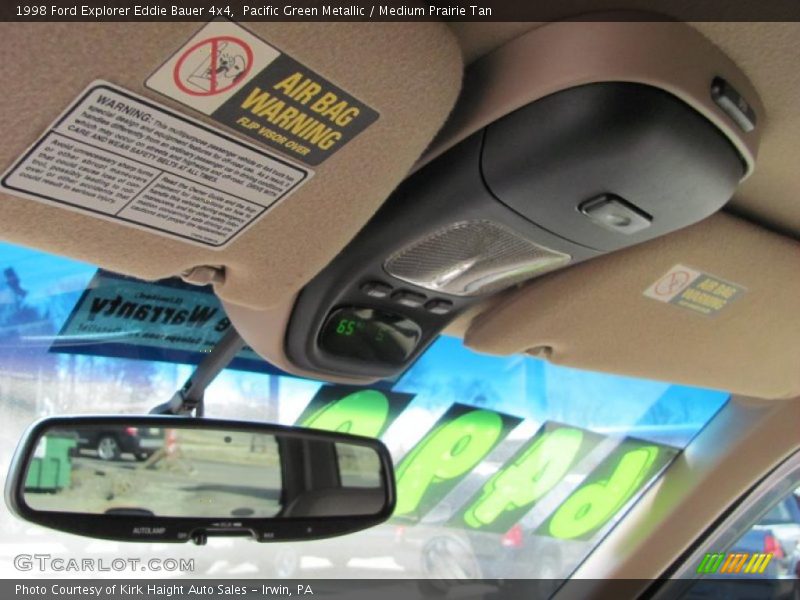 Pacific Green Metallic / Medium Prairie Tan 1998 Ford Explorer Eddie Bauer 4x4