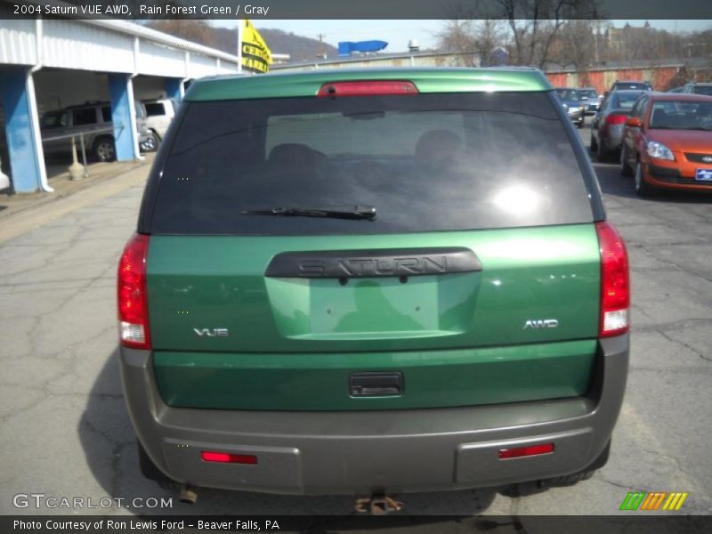 Rain Forest Green / Gray 2004 Saturn VUE AWD