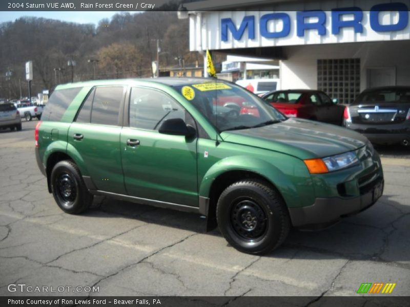 Rain Forest Green / Gray 2004 Saturn VUE AWD
