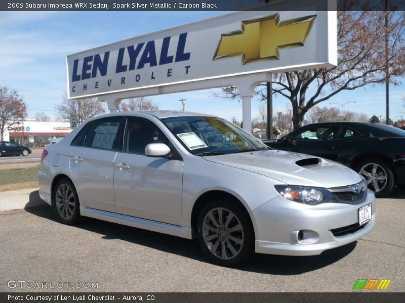 Spark Silver Metallic / Carbon Black 2009 Subaru Impreza WRX Sedan