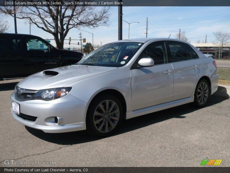Spark Silver Metallic / Carbon Black 2009 Subaru Impreza WRX Sedan