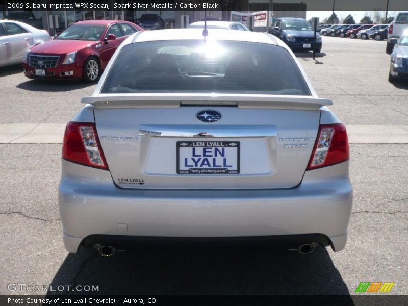 Spark Silver Metallic / Carbon Black 2009 Subaru Impreza WRX Sedan