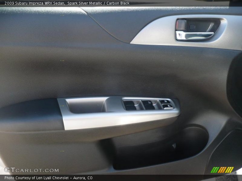Spark Silver Metallic / Carbon Black 2009 Subaru Impreza WRX Sedan