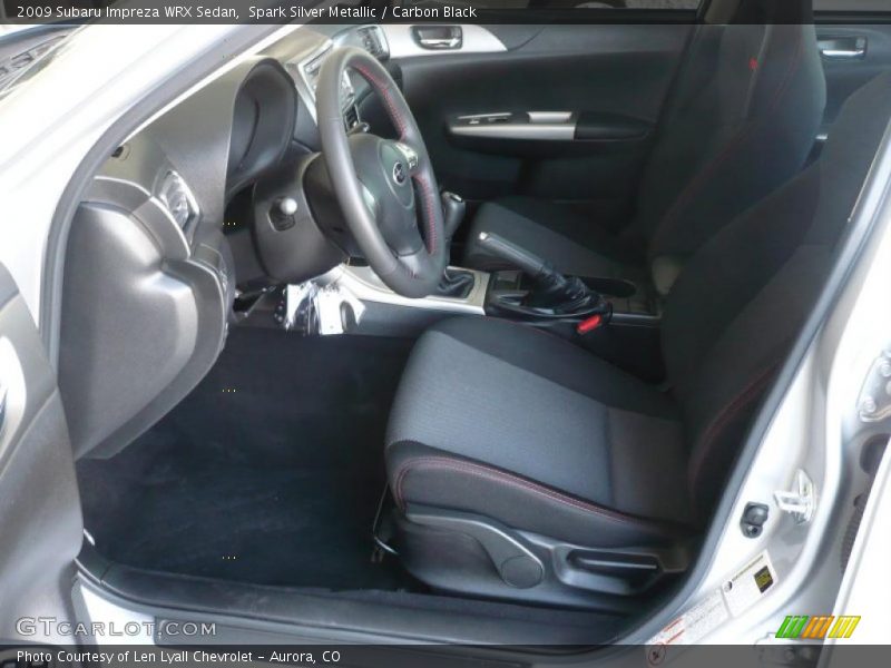 Spark Silver Metallic / Carbon Black 2009 Subaru Impreza WRX Sedan