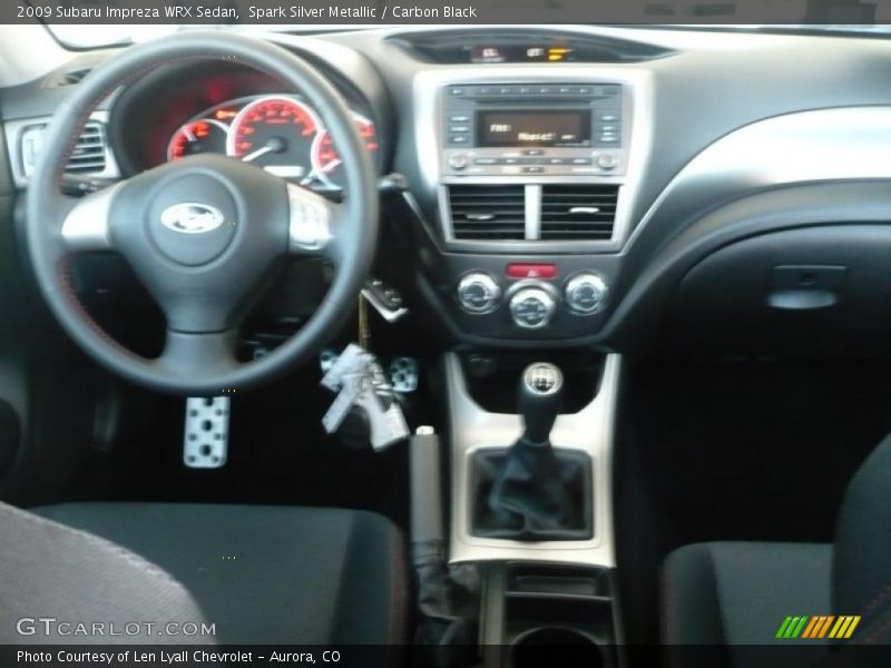 Spark Silver Metallic / Carbon Black 2009 Subaru Impreza WRX Sedan