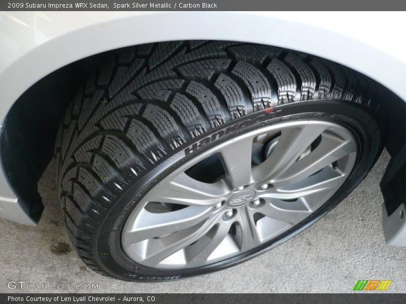 Spark Silver Metallic / Carbon Black 2009 Subaru Impreza WRX Sedan