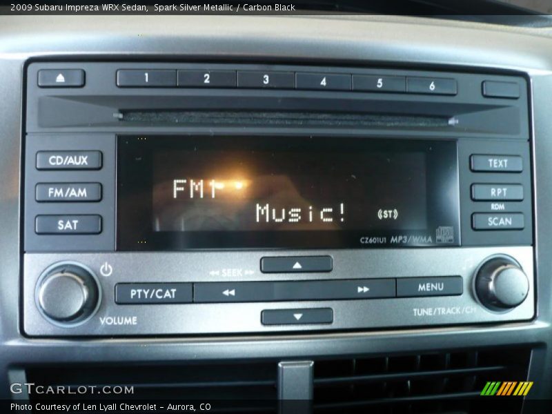 Spark Silver Metallic / Carbon Black 2009 Subaru Impreza WRX Sedan