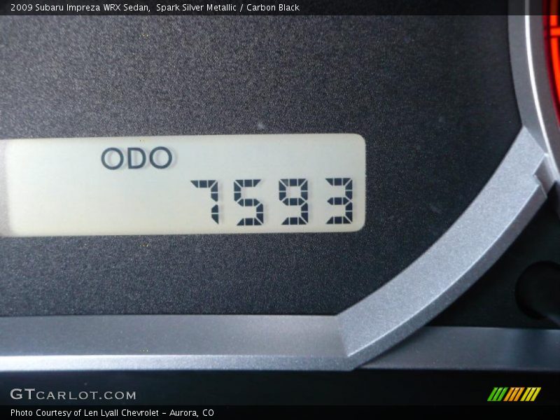 Spark Silver Metallic / Carbon Black 2009 Subaru Impreza WRX Sedan