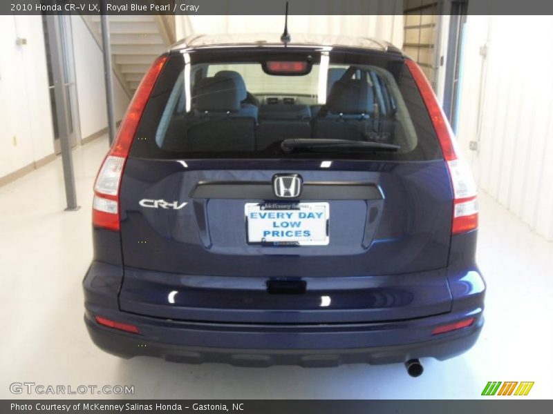 Royal Blue Pearl / Gray 2010 Honda CR-V LX