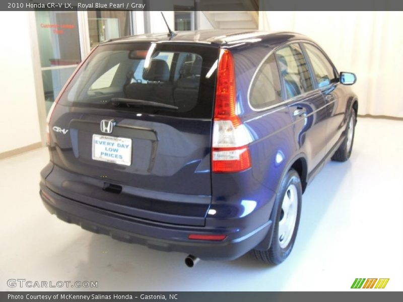 Royal Blue Pearl / Gray 2010 Honda CR-V LX