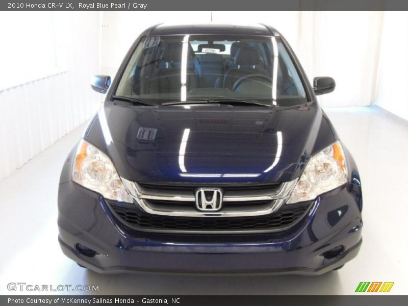 Royal Blue Pearl / Gray 2010 Honda CR-V LX
