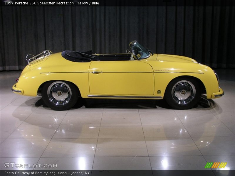 Yellow / Blue 1957 Porsche 356 Speedster Recreation