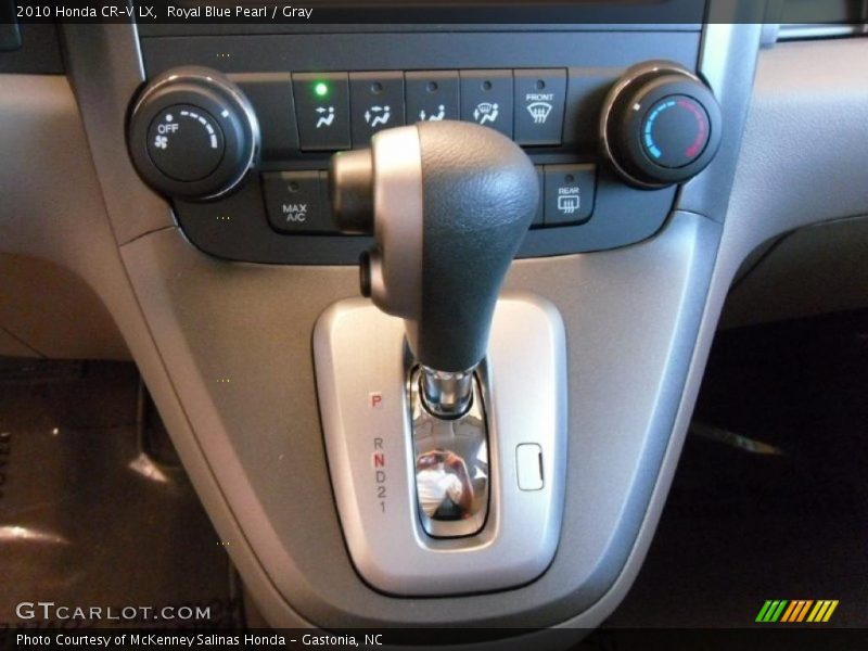 Royal Blue Pearl / Gray 2010 Honda CR-V LX