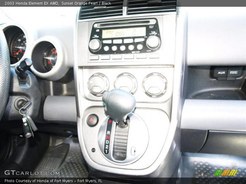 Sunset Orange Pearl / Black 2003 Honda Element EX AWD