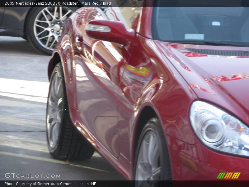Mars Red / Black 2005 Mercedes-Benz SLK 350 Roadster