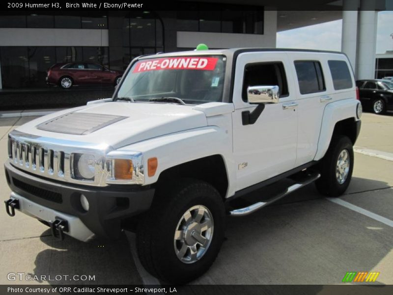 Birch White / Ebony/Pewter 2009 Hummer H3