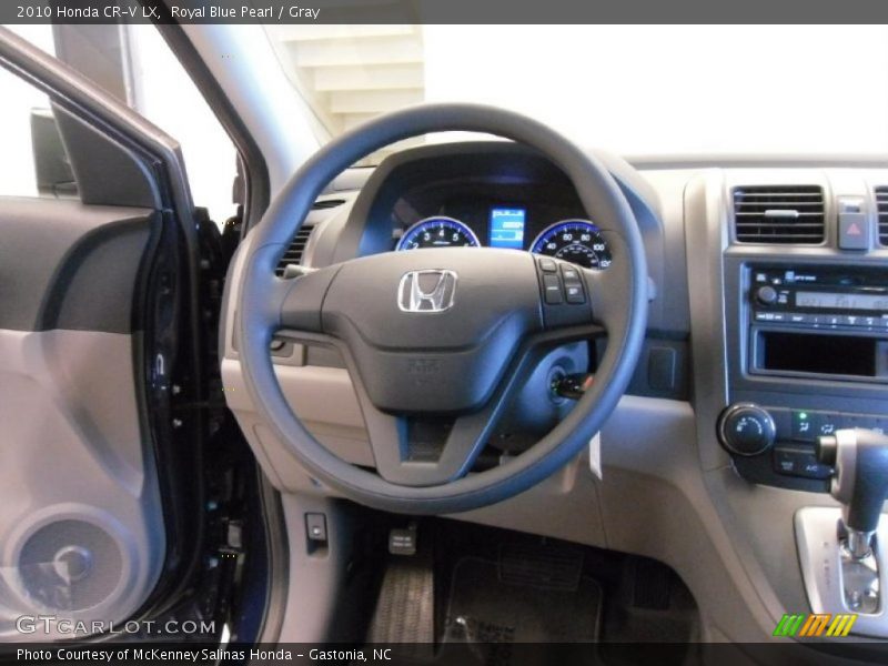 Royal Blue Pearl / Gray 2010 Honda CR-V LX