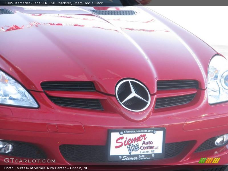Mars Red / Black 2005 Mercedes-Benz SLK 350 Roadster
