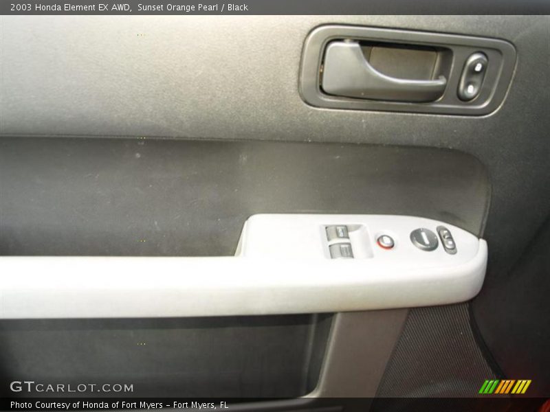 Sunset Orange Pearl / Black 2003 Honda Element EX AWD