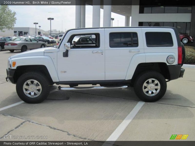 Birch White / Ebony/Pewter 2009 Hummer H3