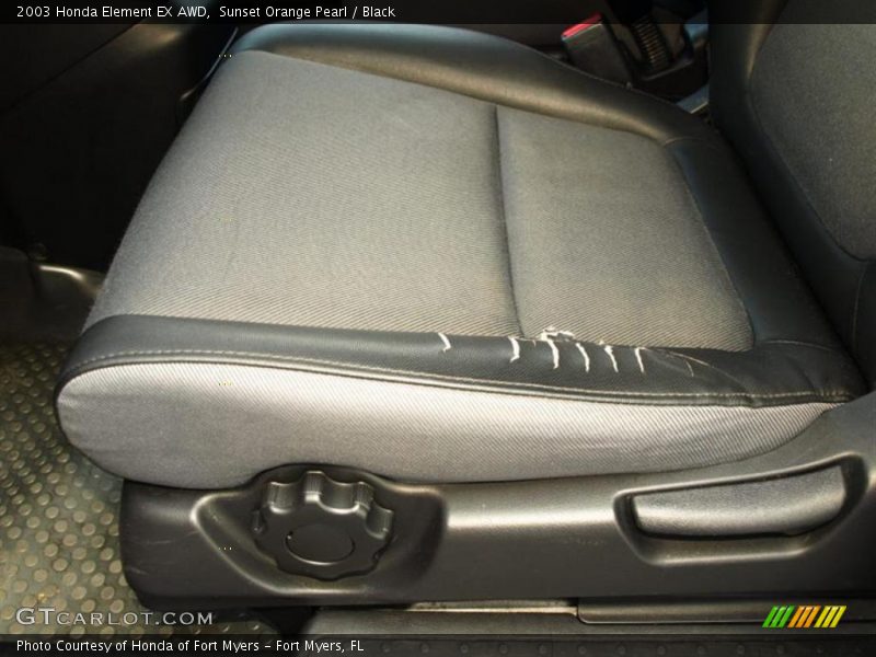Sunset Orange Pearl / Black 2003 Honda Element EX AWD