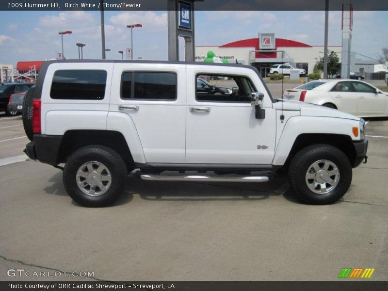 Birch White / Ebony/Pewter 2009 Hummer H3