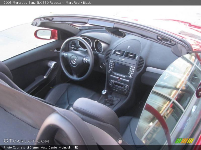 Mars Red / Black 2005 Mercedes-Benz SLK 350 Roadster