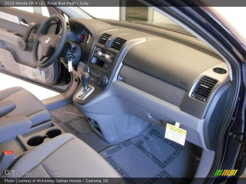 Royal Blue Pearl / Gray 2010 Honda CR-V LX