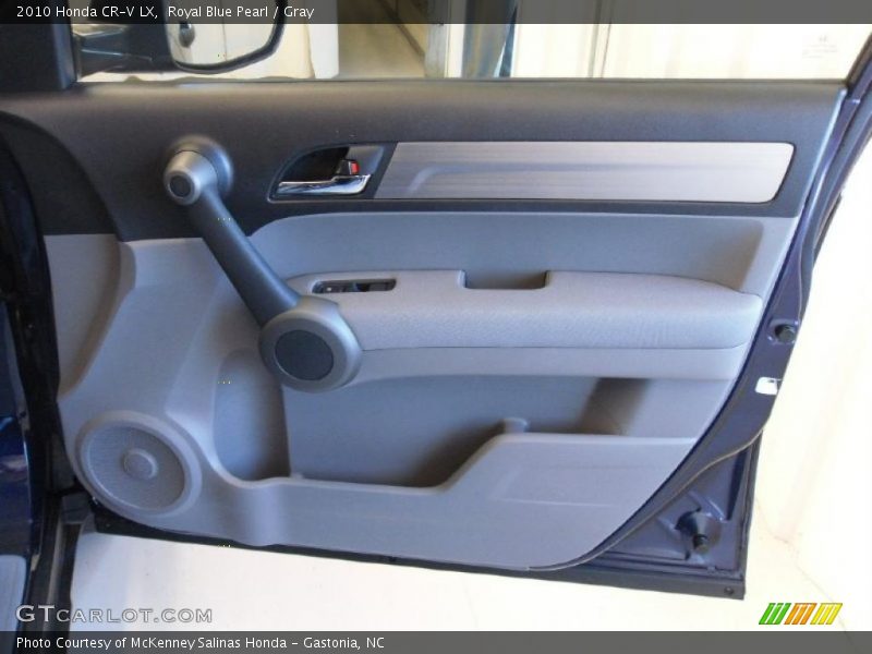 Royal Blue Pearl / Gray 2010 Honda CR-V LX