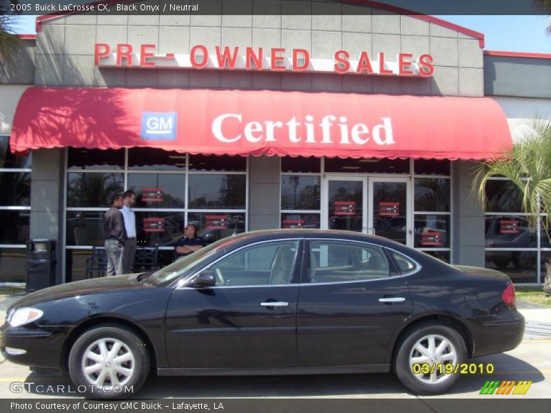 Black Onyx / Neutral 2005 Buick LaCrosse CX