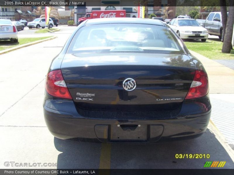 Black Onyx / Neutral 2005 Buick LaCrosse CX
