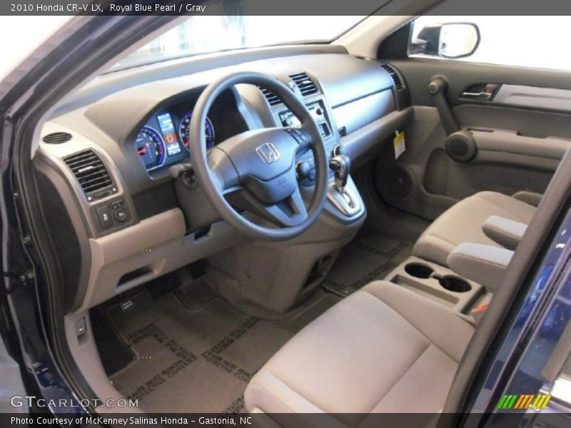 Royal Blue Pearl / Gray 2010 Honda CR-V LX