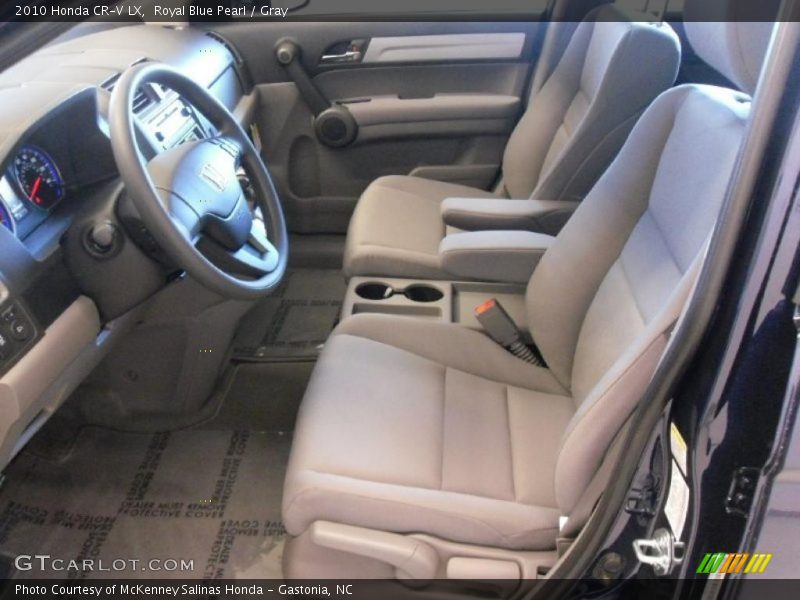 Royal Blue Pearl / Gray 2010 Honda CR-V LX