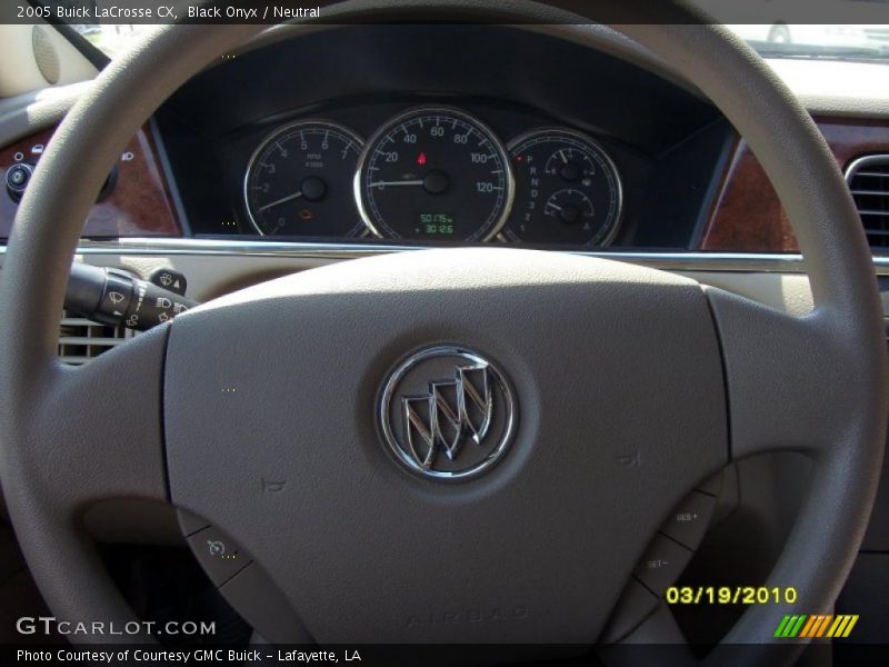 Black Onyx / Neutral 2005 Buick LaCrosse CX
