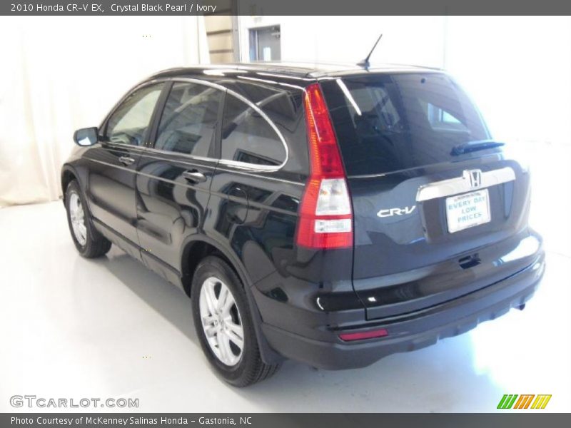 Crystal Black Pearl / Ivory 2010 Honda CR-V EX