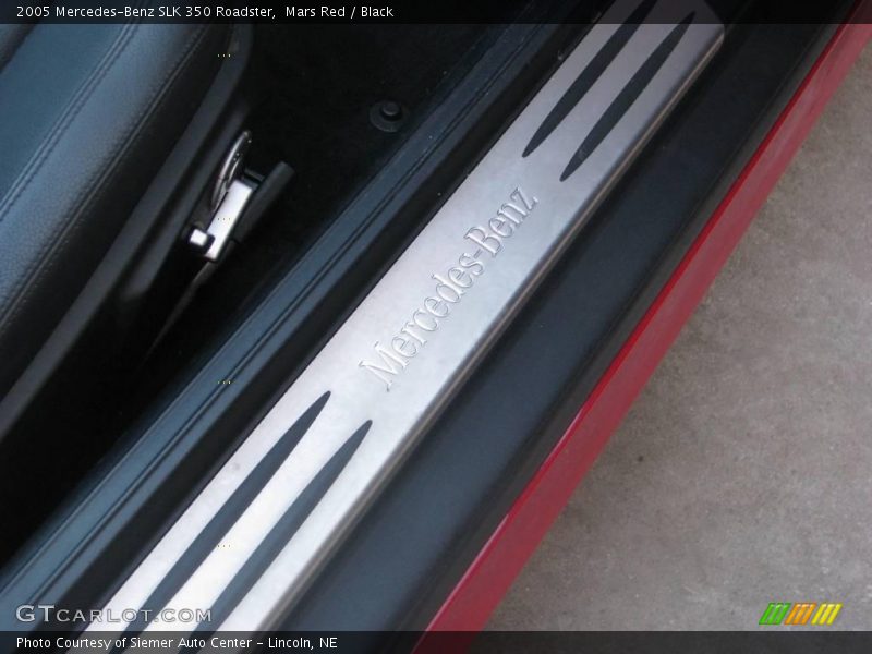 Mars Red / Black 2005 Mercedes-Benz SLK 350 Roadster