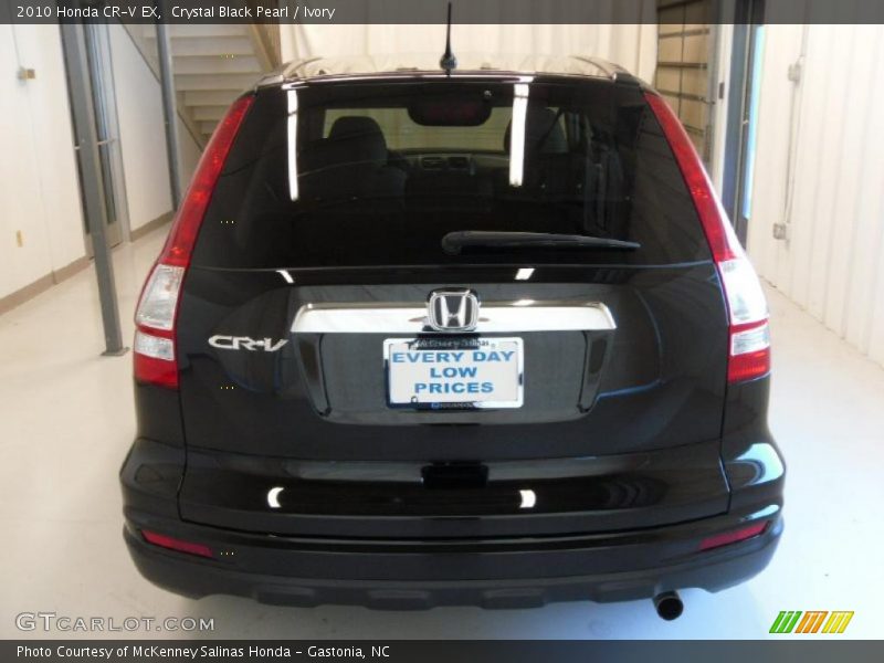 Crystal Black Pearl / Ivory 2010 Honda CR-V EX