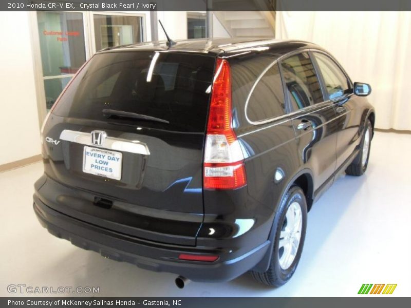 Crystal Black Pearl / Ivory 2010 Honda CR-V EX