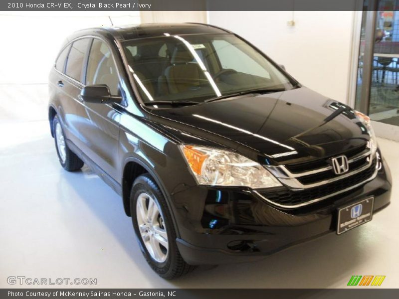 Crystal Black Pearl / Ivory 2010 Honda CR-V EX