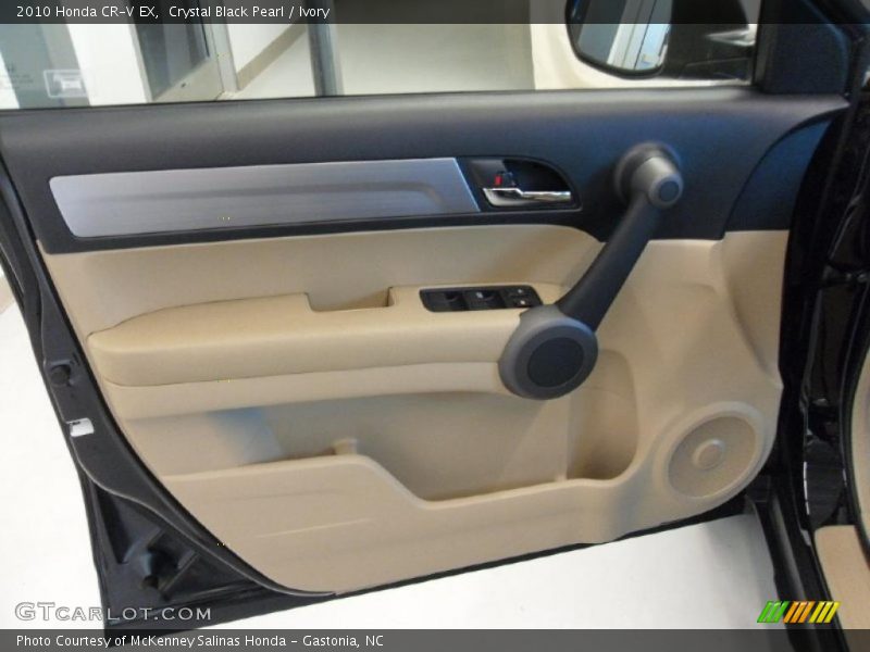 Crystal Black Pearl / Ivory 2010 Honda CR-V EX