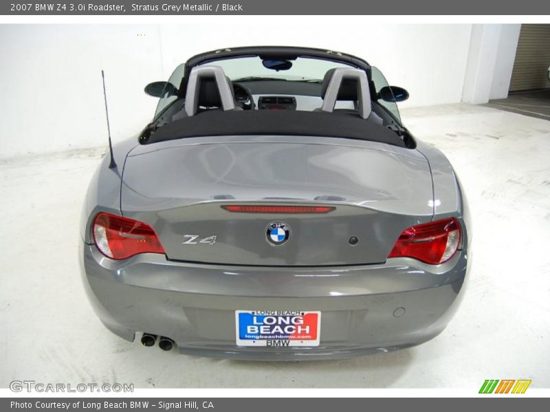 Stratus Grey Metallic / Black 2007 BMW Z4 3.0i Roadster