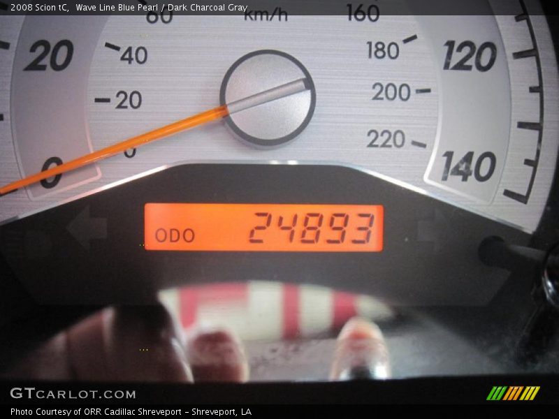 Wave Line Blue Pearl / Dark Charcoal Gray 2008 Scion tC