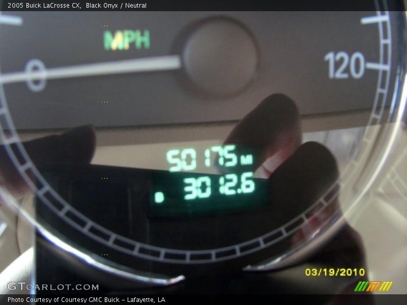 Black Onyx / Neutral 2005 Buick LaCrosse CX