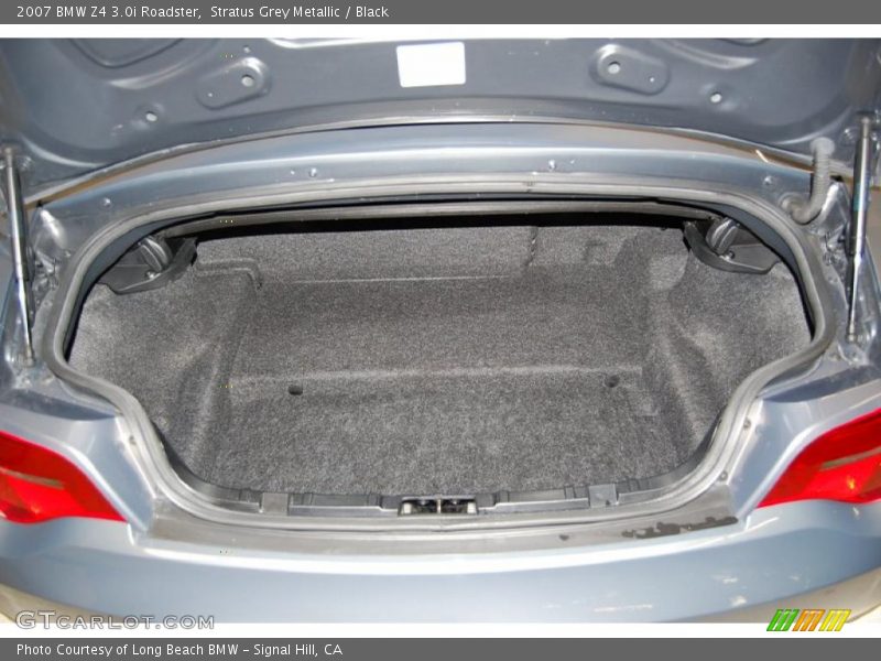 Stratus Grey Metallic / Black 2007 BMW Z4 3.0i Roadster